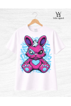 Kaos Distro Pria Wanita Street Rabbit